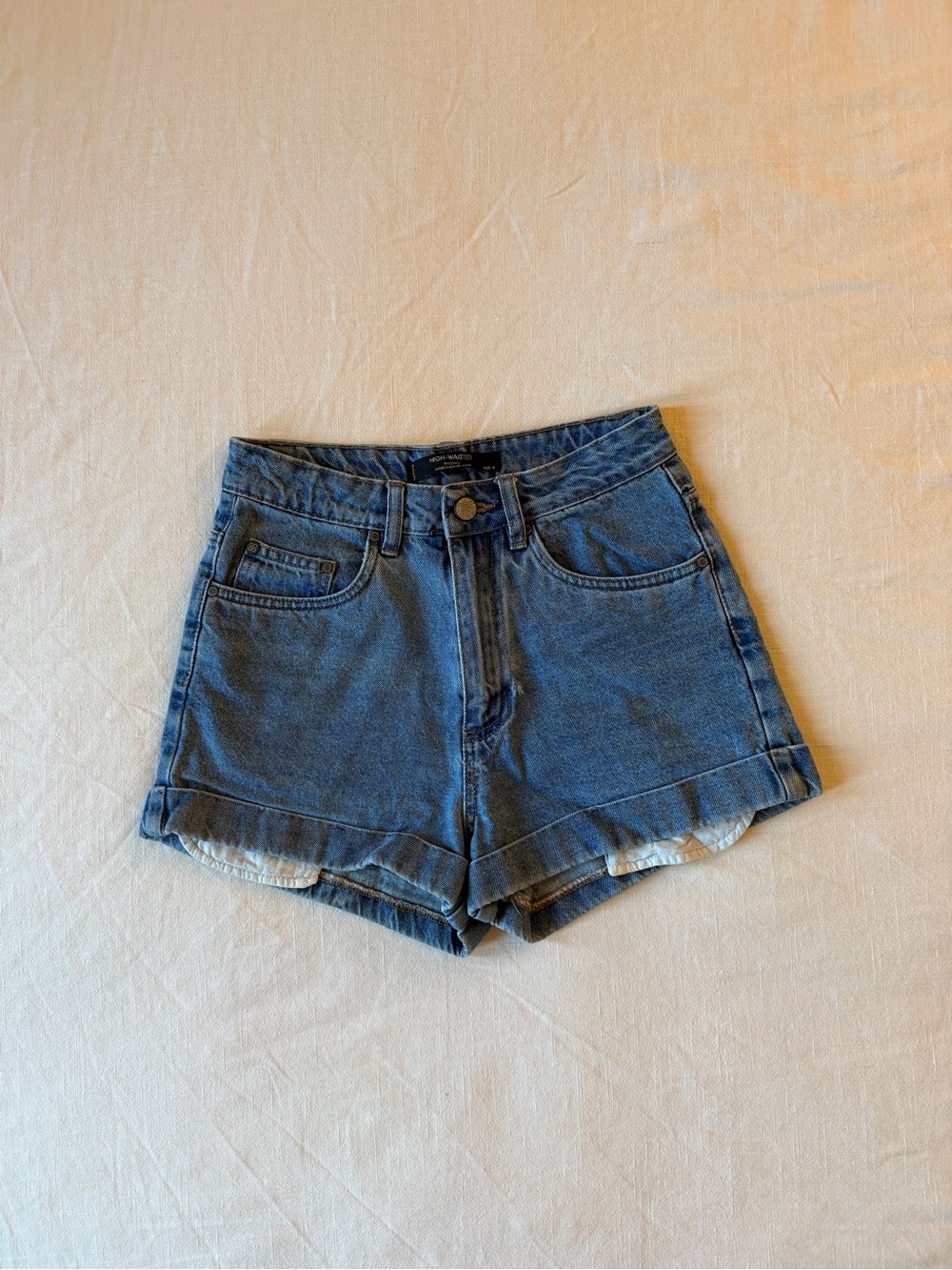 Factorie High-Waisted Denim Shorts